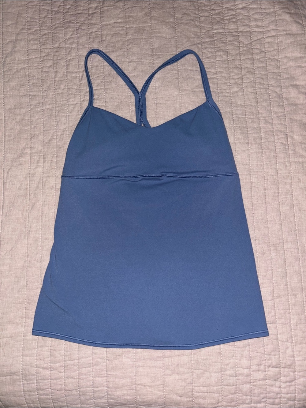 Blue Athleta Strappy Tank Top